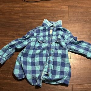 Ambercrombie blue flannel